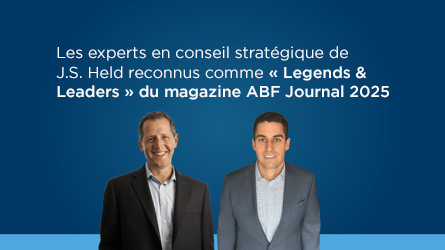 L'ABF Journal récompense deux experts en financement spécialisé de Phoenix Management, une filiale de J.S. Held