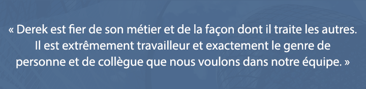 Dan Parker, vice-président - Directeur de la branche toiture