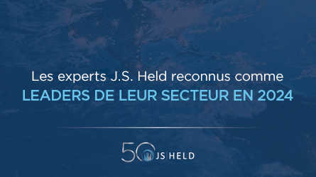 L'expertise en conseil de J.S. Held reconnue dans 29 catégories en tant que leader de l'industrie