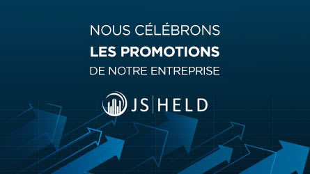 J.S. Held rend hommage à l'évolution professionnelle de ses collaborateurs au sein de l'entreprise