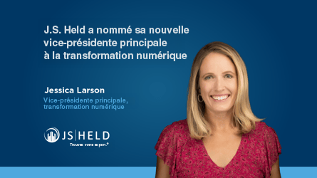 J.S. Held nomme Jessica Larson vice-présidente principale de la transformation numérique