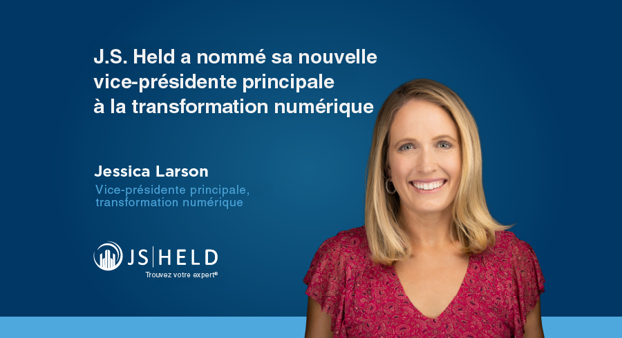 Jessica Larson rejoint J.S. Held