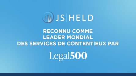 J.S Held figure plusieurs fois au classement du premier guide des services de contentieux de Legal 500